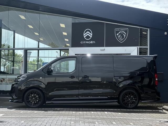Citroen ë-Jumpy L3 136 75 kWh | STX | Leer | Stoel/-Stuurverwarming | Draadloze telefoonlader | Apple Carplay/Android Auto | Lichtmetalen velgen | Climate Control | Cruise Control | Parkeercamera/-sensoren | Inbouw |