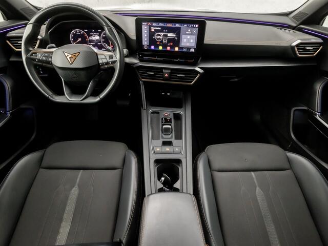 Cupra Formentor 1.5 TSI Sport 150Pk Automaat (APPLE CARPLAY, GROOT NAVI, SFEERVERLICHTING, LEDER, CAMERA, SPORTSTOELEN, STUUR/STOELVERWARMING, KEYLESS, ADAPTIVE CRUISE, NIEUWSTAAT)