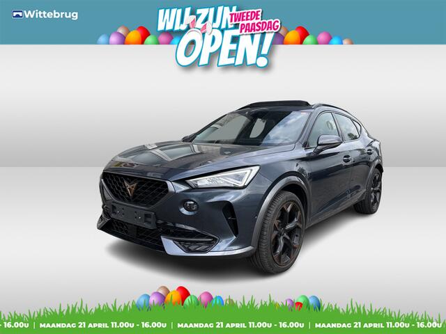 Cupra Formentor 1.4 e-Hybrid VZ Performance / AUTOMAAT/ 245 PK/ PANO/ CAMERA/ PARK. SENSOREN/ MEMORY SEATS/ DODE HOEK/ MATRIX/ STOEL-STUURVERWARM./ KEYLESS/ ADAPT. CRUISE/ APP-CONNECT/ DCC/ NAVI/ CLIMA/ DAB/ 19" LMV