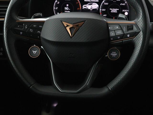 Cupra Formentor 2.0 TSI VZ | 310pk | Panoramadak | Leder | Trekhaak | Stoel & stuurverwarming | Carplay | Adaptive cruise | Camera | Keyless | Full LED | Sportstoelen