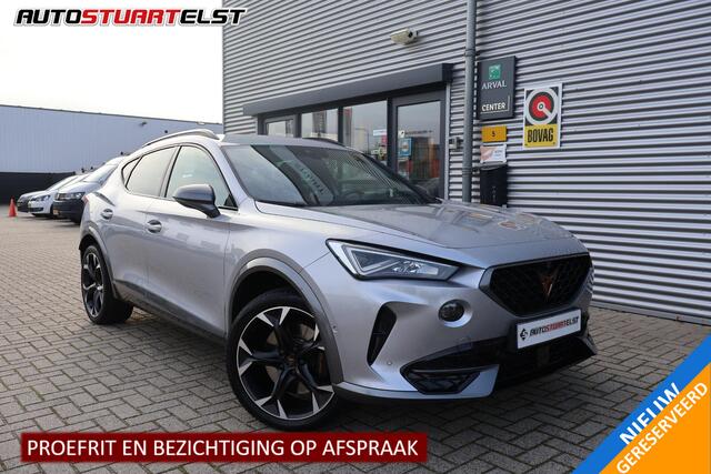Cupra Formentor 1.4 VZ Black Edition 2e Eigenaar | Dealer Onderh | BTW | Trekhaak | 360'Cam | Cupra Knop | Sfeer | 2 Laadkabels | Memory | Elek Stoel+Klep | Carplay | Full Led | Navi | PDC | Ad Cruise