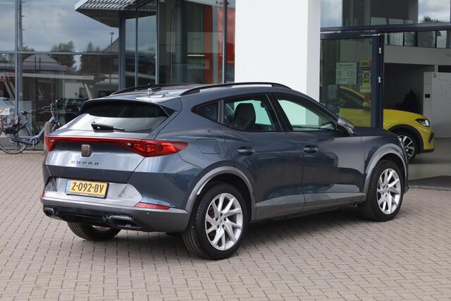 Cupra Formentor 1.4 TSI e-Hybrid Essential 204PK / 150kW, Achteruitrijcamera, adaptieve cruise control (acc), multifunctioneel verwarmbaar stuurwiel, winterpakket, 18'' LMV, getinte ruiten achter, parkeersensoren voor + achter, full LED koplampen DECEMBERDEAL