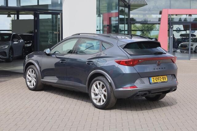 Cupra Formentor 1.4 TSI e-Hybrid Essential 204PK / 150kW, Achteruitrijcamera, adaptieve cruise control (acc), multifunctioneel verwarmbaar stuurwiel, winterpakket, 18'' LMV, getinte ruiten achter, parkeersensoren voor + achter, full LED koplampen DECEMBERDEAL