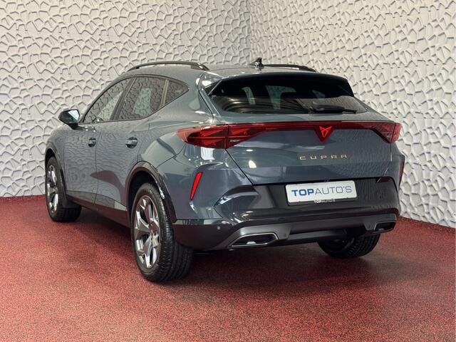 Cupra Formentor 1.5 TSI 150 PK BENZINE CAMERA STOEL/STUUR ELEK.KLEP VERW. LED LEER CARPLAY ZWARTE.HEMEL 08/2024