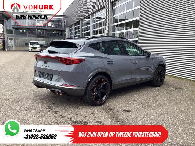 Cupra Formentor 1.4 e-Hybrid VZ Performance 245 pk Elek.Klep/ Memory/ Carplay/ Navi/ Stoelverw./ Stuurverw./ Adapt.Cruise/ Camera/ Climate/ 19'' LMV
