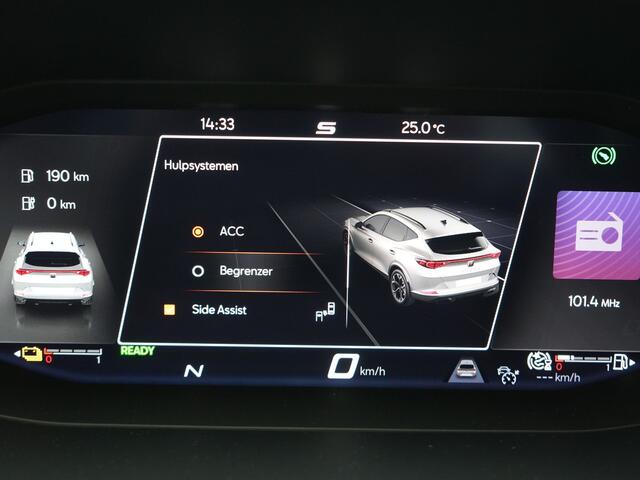 Cupra Formentor 1.4 e-Hybrid VZ Copper Edition PHEV 245pk Dealer O.H | Panodak | Adaptive Cruise | Camera | Sportstoelen & Stuur Verwarmd | Keyless | Blis | Sfeerverlichting | Apple Carplay | DAB | Navigatie | Virtual | 19"L.M | Plug In Hybrid