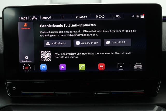 Cupra Leon 1.4 e-Hybrid | Carplay | Stoel & stuurverwarming | Sfeerverlichting | Navigatie | PDC | Keyless | Full LED | Sportstoelen | PHEV