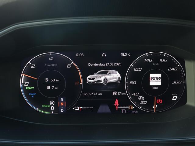 Cupra Leon 1.4 e-Hybrid 204pk | Achteruitrijcamera | Verwarmd stuurwiel | Cruise control | Parkeersensoren | Virtual cockpit |