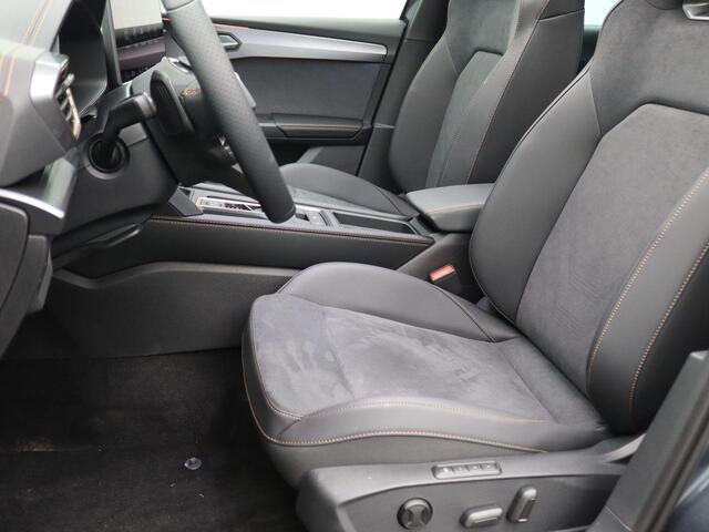 Cupra Leon 1.5 TSI e-Hybrid VZ Performance 272PK DSG matrix led, schuif-kanteldak, achteruitrijcamera, stuur-stoelverwarming, adaptive cruise met travel assist, elek. verstelbare voorstoel, side assist, keyless, 19" lichtmetaal