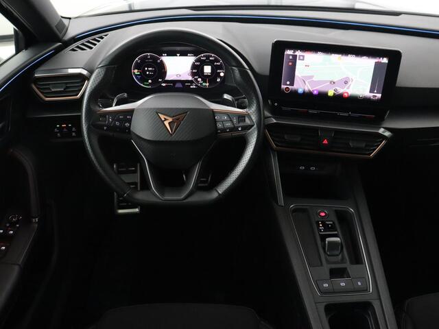 Cupra Leon 1.4 eHybrid VZ | 245pk | Trekhaak | Stoelverwarming | Adaptive cruise | Carplay | Navigatie | Stuurverwarming | Keyless | Full LED | Sportstoelen | PHEV | Plug In