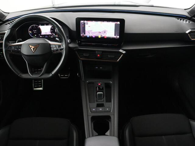 Cupra Leon 1.4 eHybrid VZ | 245pk | Trekhaak | Stoelverwarming | Adaptive cruise | Carplay | Navigatie | Stuurverwarming | Keyless | Full LED | Sportstoelen | PHEV | Plug In