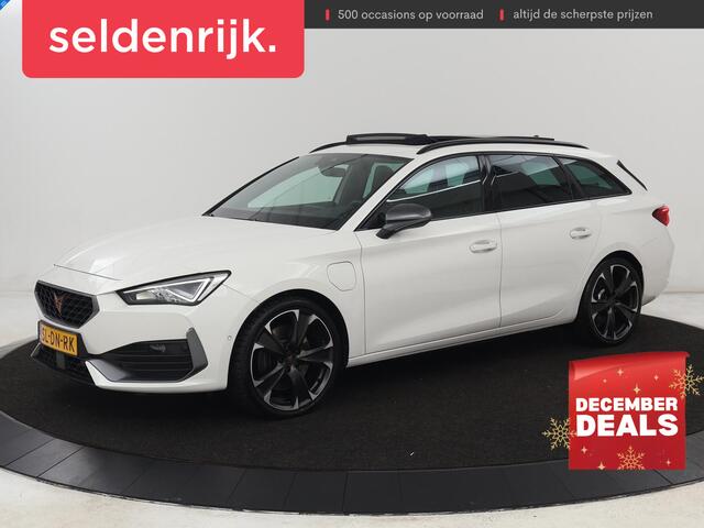 Cupra Leon 1.4 eHybrid VZ | 245pk | Panoramadak | Stoelverwarming | Camera | Carplay | Adaptive cruise | Keyless | Navigatie | 19'' | Sportstoelen | Full LED | PHEV | Plug In