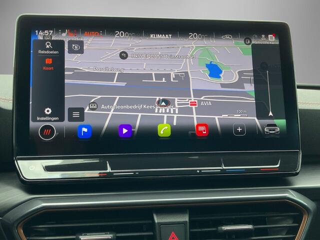 Cupra Leon 1.4e-Hybrid 180kW/245PK VZ · Leder kuipstoelen · Panoramadak · Navigatie · Camera ·
