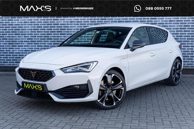 Cupra Leon 1.4 e-Hybrid VZ Adrenaline | Plug-in Hybrid (PHEV) | Achteruitrijcamera | Parkeersensoren | Keyless Entry | Lichtmetalen Velgen 19 inch | LED Koplampen | Stoelverwarming | Cruise Control Adaptief | Dodehoekdetectie | Navigatie | Apple Carplay | Android Au