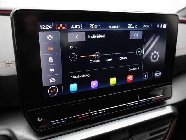 Cupra Leon Sportstourer 1.4 e-Hybrid 245 pk VZ Performance | Panoramadak | LED | Achteruitrijcamera | Adaptieve onderstelregeling (DCC) | Stoelverwarming | Standkachel | 19 inch