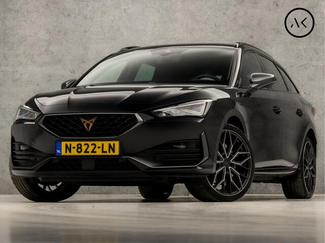 Cupra Leon Sportstourer 1.4 e-Hybrid VZ 245Pk Automaat (APPLE CARPLAY, GROOT NAVI, DIGITAL COCKPIT, CAMERA, LEDER, SPORTSTOELEN, STUUR/STOELVERWARMING, ADAPTIVE CRUISE, KEYLESS, ZWART HEMEL, NIEUWSTAAT)