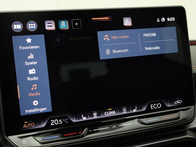 Cupra Leon Sportstourer 1.5 TSIe-Hybrid 150kW/204PK DSG · Apple/Android Car Play· Camera + Parkeersensoren · LED · Garantie tot 10-07-2028 of 90000km.