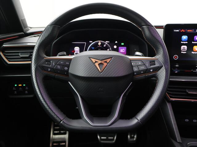 Cupra Leon Sportstourer 1.4 e-Hybrid 245 PK | SoH 91% | Virtual Cockpit | Navigatie | Achteruitrijcamera | Adaptive cruise Controle | Stoelverwarming | Stuurwielverwarming |