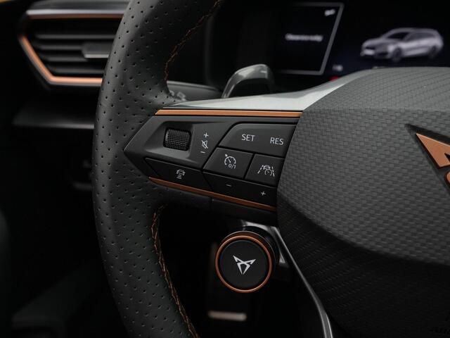 Cupra Leon Sportstourer 1.4 245 pk DSG e-Hybrid VZ Performance | Panoramadak | Leder | Geheugenstoel | Supersport stuur | Adaptief sportonderstel | Navigatie 12 inch