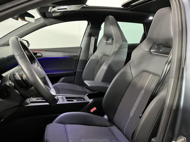 Cupra Leon Sportstourer 1.4 e-Hybrid VZ Performance / AUTOMAAT/ PANO/ CRUISE/ MEMORY SEAT/ NAVI/ STOELVERWARMING/ DAB/ FULL LINK/ PARK. SENSOREN + CAMERA