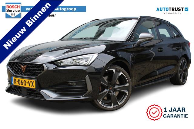 Cupra Leon Sportstourer 1.4 e-Hybrid 245 | Incl. 12 maanden Garantie | Stoel/stuurverwarming | Achteruitrijcamera | Keyless entry/start | Apple CarPlay/Android Auto | Elektrische kofferbakklep | Parkeersensoren V+A | Climate controle | Adaptive cruise controle | Navigatie | Draa