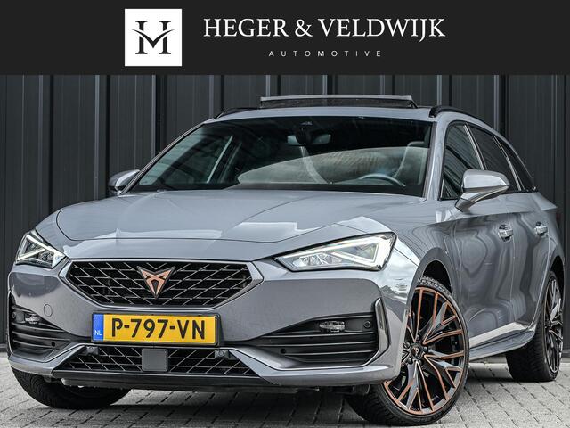 Cupra Leon Sportstourer 1.4 e-Hybrid 245 | Panoramadak | Camera | Stoelverwarming | Ambiance Interieur | Adaptive Cruise | Stuurverwarming | Keyless | Trekhaak |