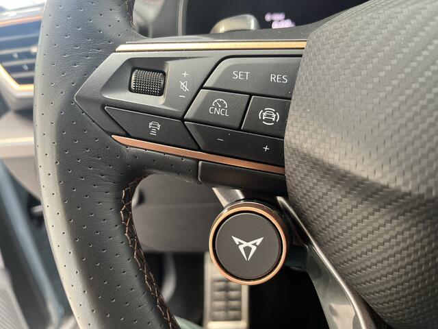 Cupra Leon Sportstourer 1.5 TSI e-Hybrid 204pk Business | Stoel // stuurwiel verwarming | Adapt. Cruise | Elekt. achterklep | 1/2 leer | Fabrieksgarantie t/m 04-2029 |