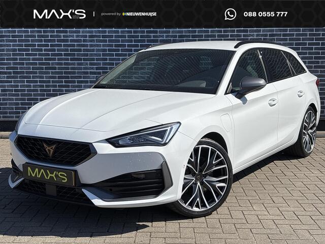 Cupra Leon Sportstourer 1.4 e-Hybrid VZ Performance | Plug-in Hybrid (PHEV) | Achteruitrijcamera | Parkeersensoren | Beats Audio | Cruise Control Adaptief | Keyless Entry | Elektrische Achterklep | Stoelverwarming | Navigatie | Apple Carplay | Android Auto | Lichtmetalen Velgen 19 inch | Alarm