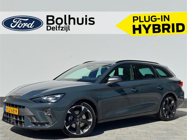 Cupra Leon Sportstourer 1.5 TSI e-Hybrid PHEV 204pk Business | Stoel & stuurwiel verwarming | Adapt. Cruise | Camera | Elek. a. Klep | 1/2 leer | Fabrieksgarantie t/m 05-2029 |