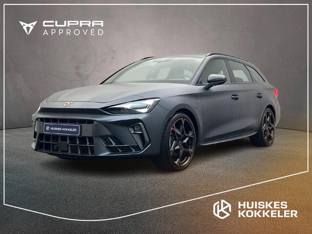 Cupra Leon Sportstourer Business 1.5 TSI eHybrid 204pk DSG Automaat Panoramadak, LED matrix koplampen, Sennheiser audio, Adaptive cruise control, Achteruitrijcamera, Carbon spiegelkappen