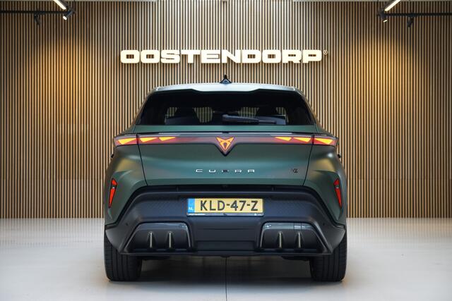 Cupra Raval VZ/225pk Rebel 56 kWh|2026|Pano|Topsport-stoelen+Memory|Navi|PDC+360Camera+Assist|LED|Cruise+ACC|Sfeerverlichting+Doorprojections|Sennheiser|VOL!