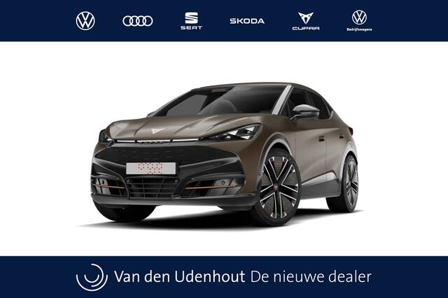 Cupra Tavascan 77kWh Elektromotor 340 1AT VZ Extreme | CUP-kuipstoelen vóór, Nappa leder Enceladus Grey | Digitaal instrumentenpaneel (Virtual Cockpit) | Draadloze Apple CarPlay(TM), Android Auto(TM)