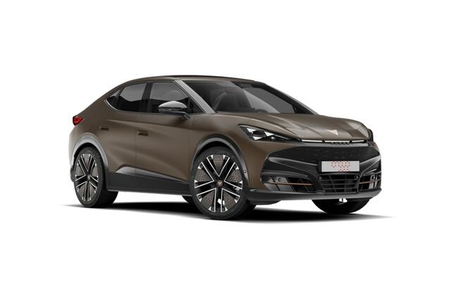 Cupra Tavascan 77kWh Elektromotor 340 1AT VZ Extreme | CUP-kuipstoelen vóór, Nappa leder Enceladus Grey | Digitaal instrumentenpaneel (Virtual Cockpit) | Draadloze Apple CarPlay(TM), Android Auto(TM)
