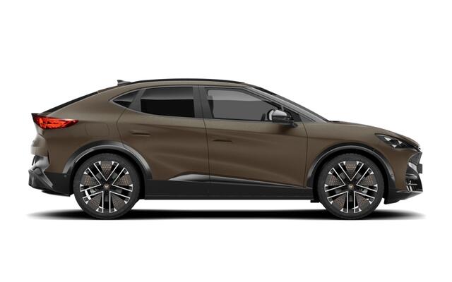 Cupra Tavascan 77kWh Elektromotor 340 1AT VZ Extreme | CUP-kuipstoelen vóór, Nappa leder Enceladus Grey | Digitaal instrumentenpaneel (Virtual Cockpit) | Draadloze Apple CarPlay(TM), Android Auto(TM)