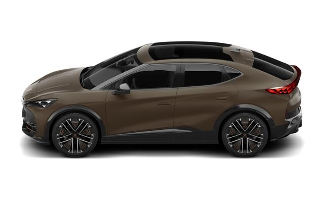 Cupra Tavascan 77kWh Elektromotor 340 1AT VZ Extreme | CUP-kuipstoelen vóór, Nappa leder Enceladus Grey | Digitaal instrumentenpaneel (Virtual Cockpit) | Draadloze Apple CarPlay(TM), Android Auto(TM)