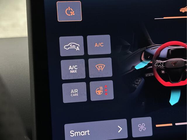 Cupra Tavascan 77 kWh | Nieuw! | Winter-Pack | Warmtepomp | Verlengde Fabrieksgarantie | 7x Op Voorraad | Adaptive Cruise Control | 3-Zone Clima | Verwarmde Voorruit | Keyless-Entry | Sfeerverlichting | Stoelverwarming | Carplay | Stuurverwarming | Getint Glas | 19 inch