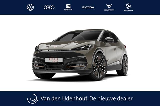 Cupra Tavascan 77kWh Elektromotor 340 1AT VZ Extreme | CUP-kuipstoelen vóór, Nappa leder Enceladus Grey | Digitaal instrumentenpaneel (Virtual Cockpit) | Draadloze Apple CarPlay(TM), Android Auto(TM)