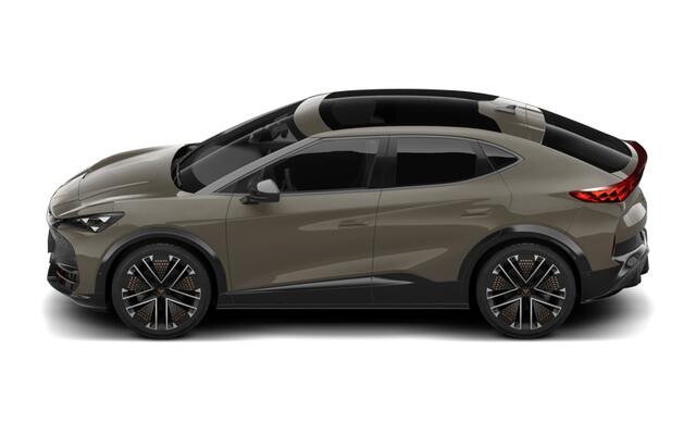 Cupra Tavascan 77kWh Elektromotor 340 1AT VZ Extreme | CUP-kuipstoelen vóór, Nappa leder Enceladus Grey | Digitaal instrumentenpaneel (Virtual Cockpit) | Draadloze Apple CarPlay(TM), Android Auto(TM)