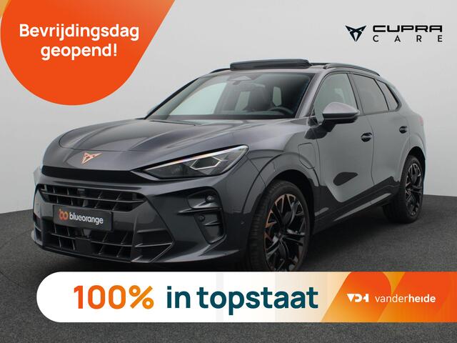 Cupra Terramar 1.5 TSI e-Hybrid VZ Performance 272PK DSG matrix led, trekhaak, Sennheiser audio, 360gr. camera, head-up display, alarm, schuif-kanteldak, winterpakket, adaptive cruise met travel assist, side assist, virtual pedal, keyless, 20" lichtmetaal