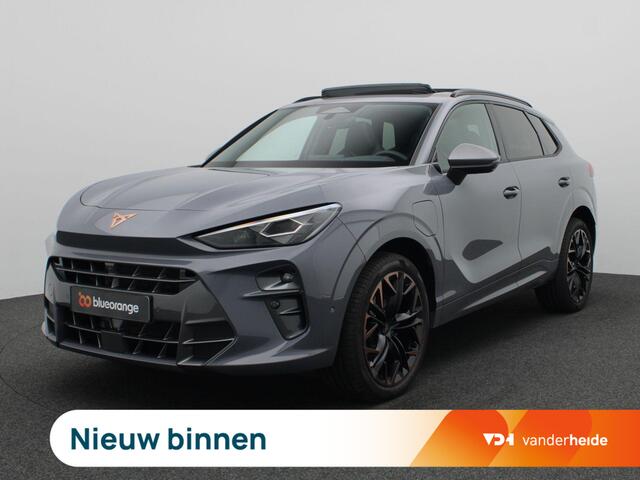 Cupra Terramar 1.5 TSI e-Hybrid VZ Performance 272PK DSG matrix led, Leder, trekhaak, Sennheiser audio, 360gr. camera, head-up display, alarm, schuif-kanteldak, winterpakket, adaptive cruise met travel assist, side assist, virtual pedal, keyless, 20" lichtmetaal