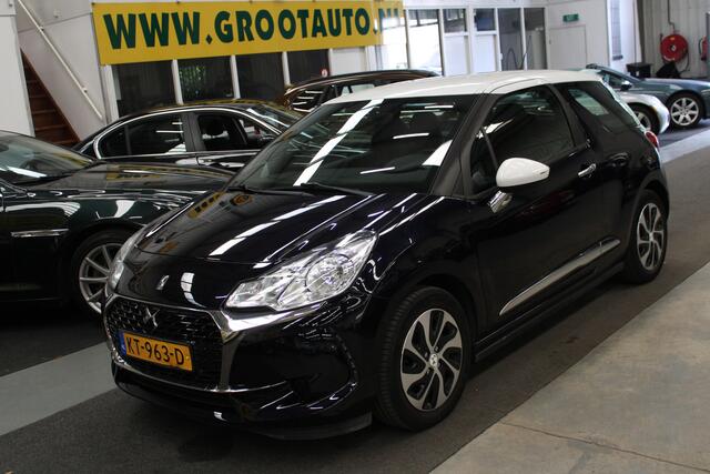 DS DS 3 1.2 PureTech Chic Dealer onderhouden, Airco, Cruise control, Isofix