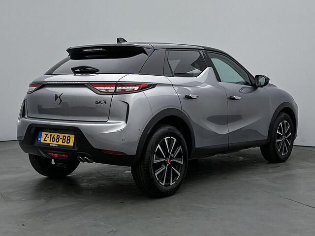 DS DS 3 SUV Performance Line 130 pk Automaat | Navigatie | Achteruitrijcamera | Parkeersensoren Voor en Achter | Alcantara Bekleding | LED Koplampen | Dodehoek Detectie | DAB Ontvanger | Adaptieve Cruise Control | 17" Lichtmetalen Velgen | Apple Carplay/Android A
