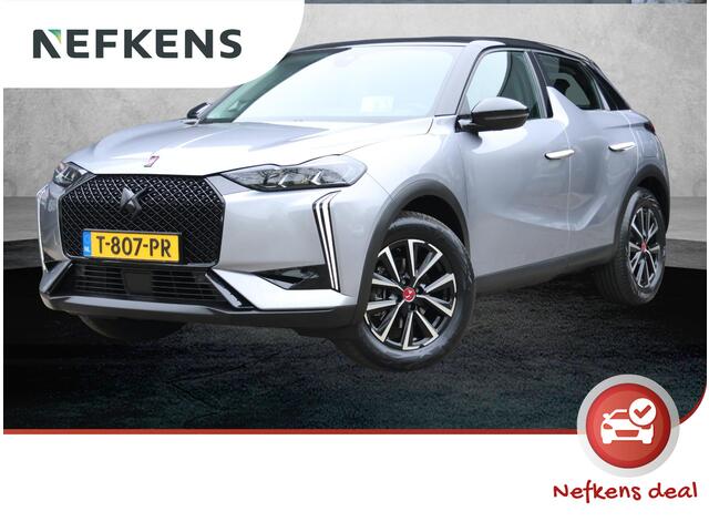 DS DS 3 Performance Line+ 54kWh | 1ste eigenaar | AppleCarPlay/AndroidAuto | 3 FASE | Head-Up Display | Navigatie | Parkeersensoren | Cruise Control | Climate Control | Isofix |