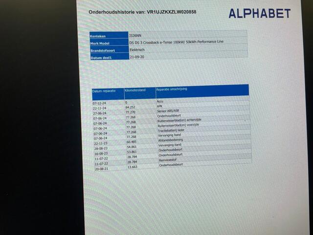 DS DS 3 E-Tense Business 50 kWh - Carplay, Camera, Navi