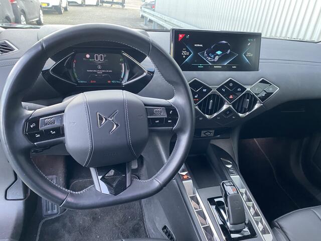 DS DS 3 CROSSBACK E-Tense Rivoli 50 kWh 42Dkm, Leer, Clima, Stoelvw, DAB+, Navi, CarPlay, 360'Cam, Matrix LED, LM, nw. APK - Inruil Mogelijk -