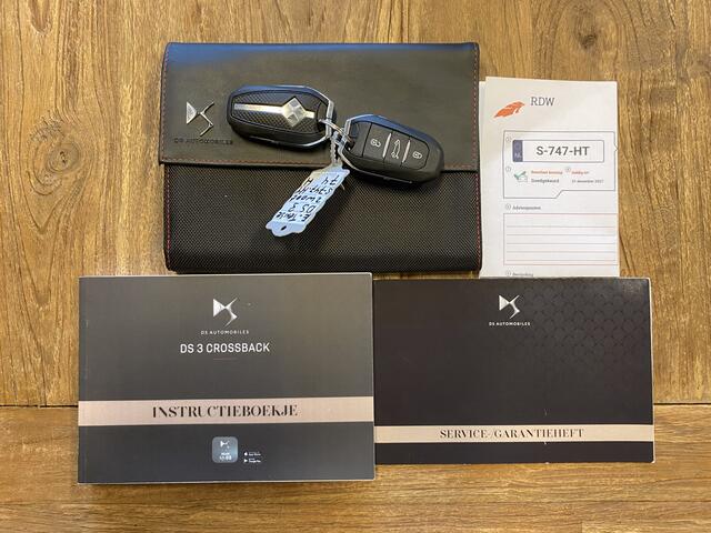 DS DS 3 CROSSBACK E-Tense Rivoli 50 kWh 42Dkm, Leer, Clima, Stoelvw, DAB+, Navi, CarPlay, 360'Cam, Matrix LED, LM, nw. APK - Inruil Mogelijk -