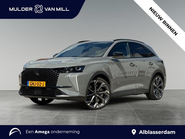 DS DS 7 La Premiere e-Tense 360pk PHEV 4x4 e-EAT8 | FOCAL HIFI | BLACK PACK | NIGHTVISION | SCHUIF/KANTELDAK | HANDSFREE A.KLEP | NAVI | 360° CAMERA | NAPPA LEDER | STOELKOELING + VERW. | MASSAGESTOELEN