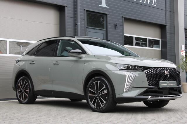 DS DS 7 1.6 PHEV 225pk Etoile + Zeer compleet + Panoramadak + Lederen stoelen met geheugen + Nightvision + 360 Panorama camera + 19 inch LM + Zwarte hoogglanslijsten + Adaptieve Cruise control + Keyless