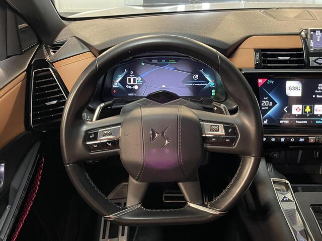 DS DS 7 Crossback E-Tense 4x4 Grand Chic 20"/Trekhaak/Panoramadak/Leder/Night VISION/Stoelverwarming/Stoelventilatie/Voorruitverwarming/LED Vision/HiFi FOCAL/Adaptieve cruise