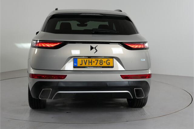 DS DS 7 Crossback E-Tense 1.6 PHEV 300 pk 4x4 ligne Noir | Pano | Leder | El. stl. verst. | Adaptieve Cruise | Nachtzicht | Stl. verw. | Camera 360 | El. klep | Premium Audio |